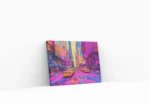 Cityscapes in Color Urban Landscapes in Vibrant Pop Art Style-canvas