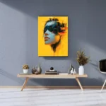 Vortex of Vision: Futuristic Neo-Abstract Geometric Canvas Art for Modern Interiors wall art